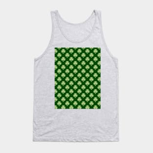 Shamrock Clover Polka dots St. Patrick's Day green pattern Tank Top